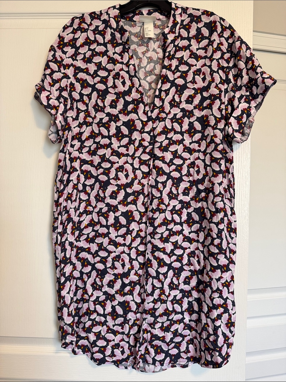 Tunic floral patterned dress